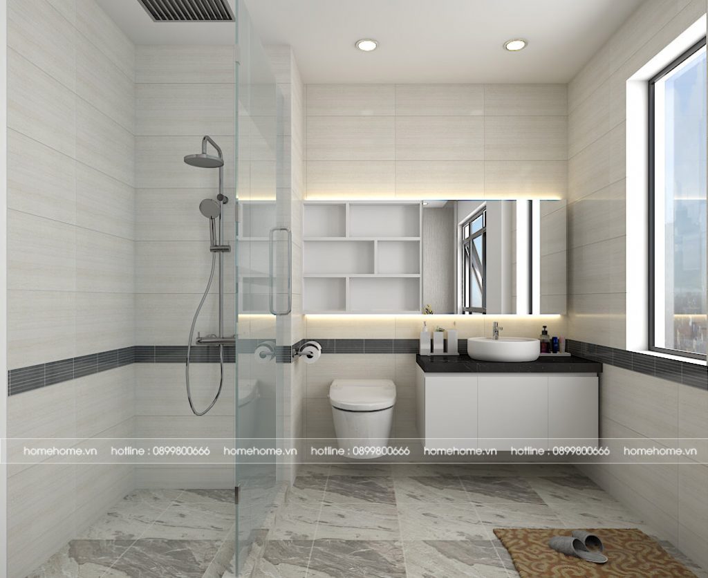 Những mẫu thiết kế nội thất phòng vệ sinh đẹp, đơn giản - Home&Home