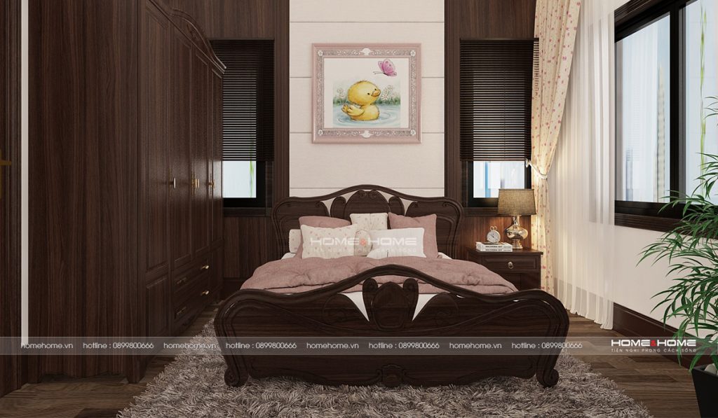 Phong cách thiết kế nội thất phòng ngủ master 30m2 - Home&Home