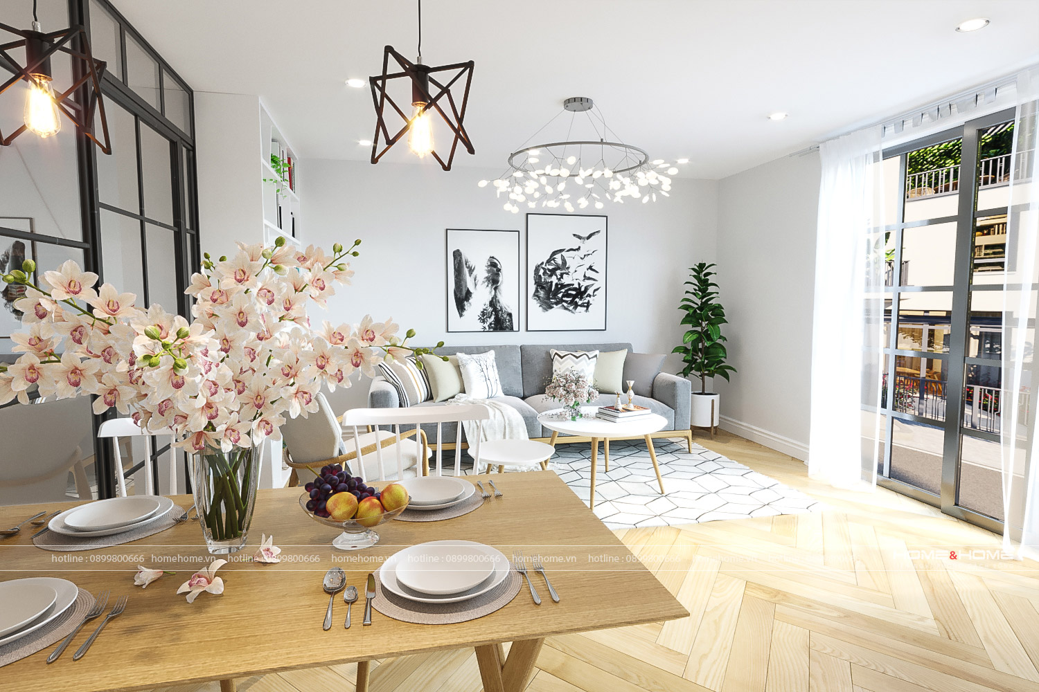 Thiết kế trang trí nội thất theo phong cách Scandinavian - Home&Home